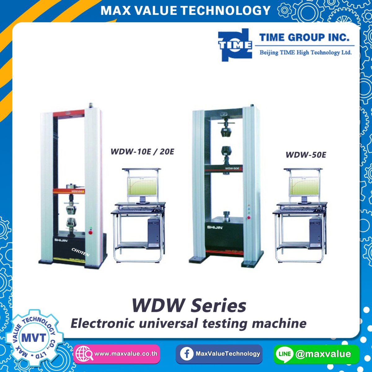 Electronic Universal Testing Machine Wdw Series Maxvalue