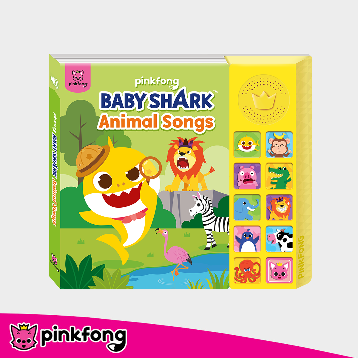Baby Shark Animal Songs Sound Book | Pinkfong - babystorythailand
