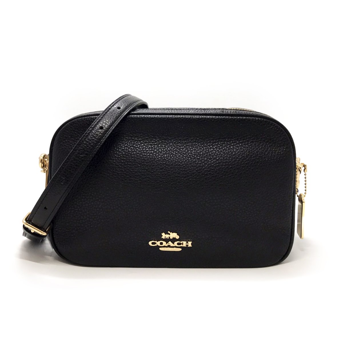 New Coach Jes Crossbody Bag Large in Black Leather GHW - Moppetbrandname