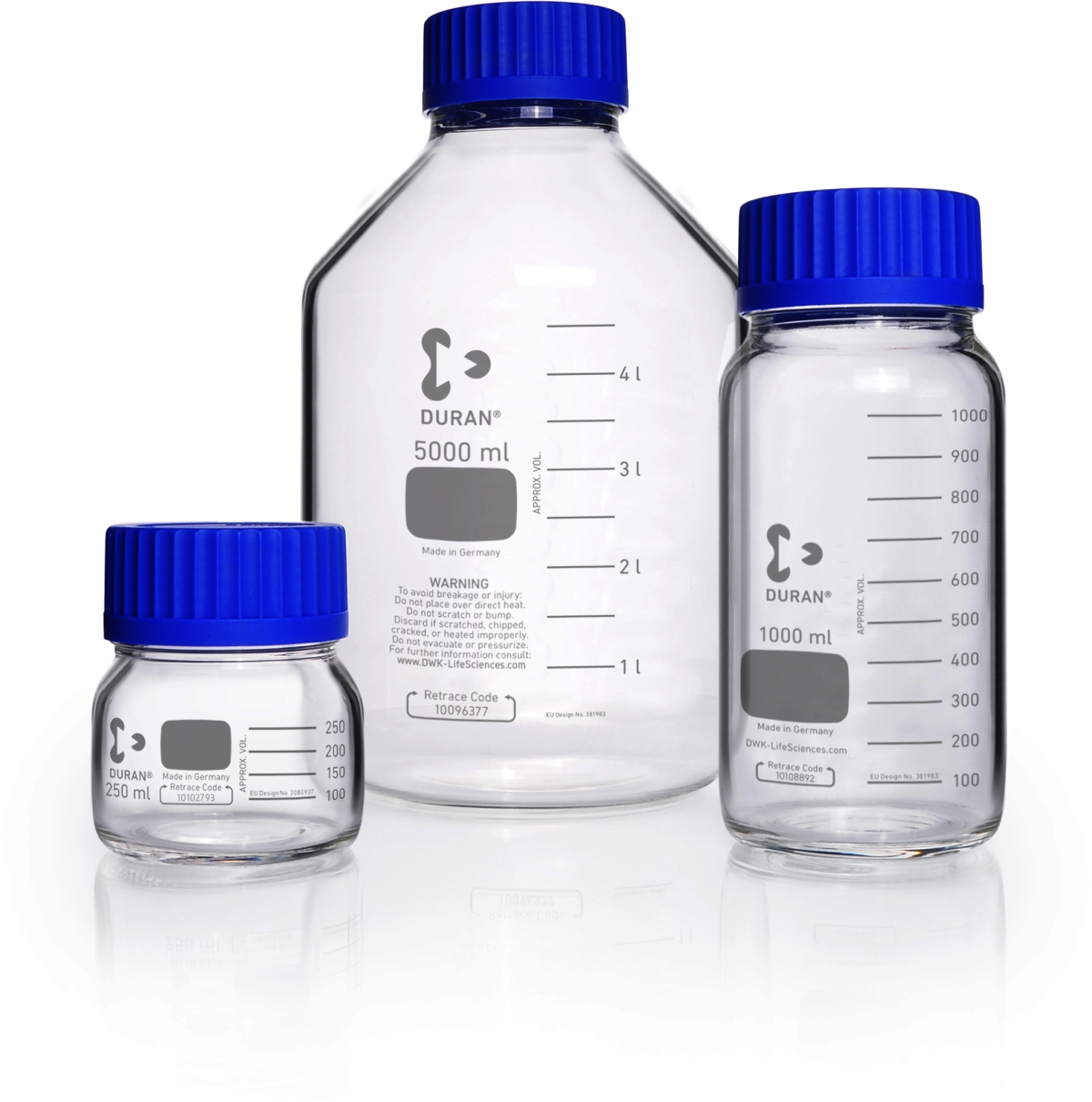 Bottle Laboratory wide neck smartscience