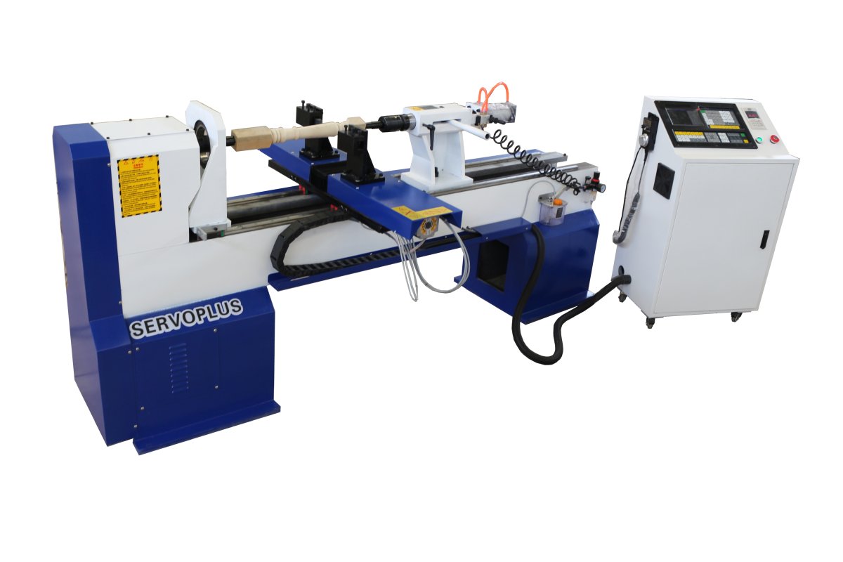 CNC Wood Lathe L1225 servopluscnc