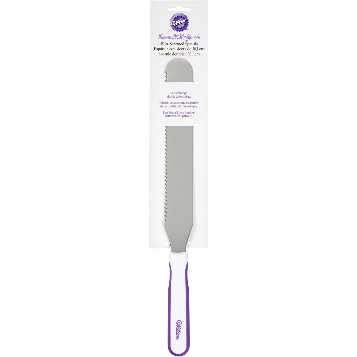 4097700 Wilton DP 15 IN SERRATED SPATULA bakeryland