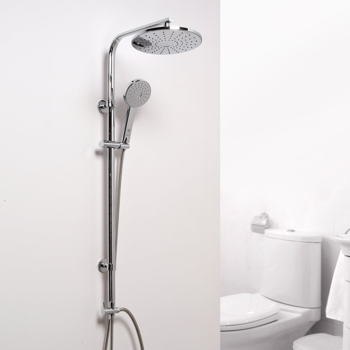 WSP-7102 RAIN SHOWER SET 1 FUNCTION COLOUR / DESIGN : CHROME - wspbath