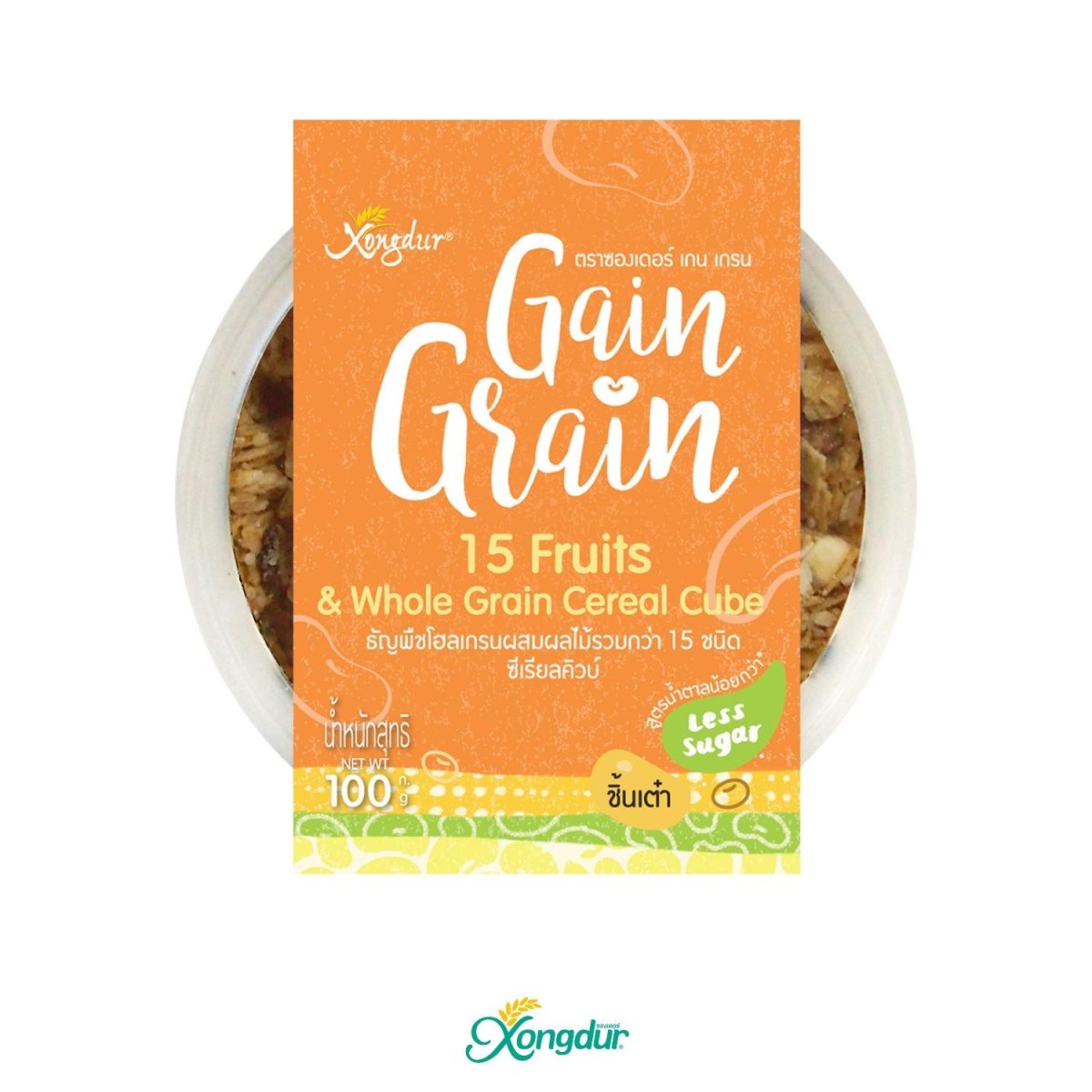 15 Fruit & Whole Grain Cereal Cube xongdur