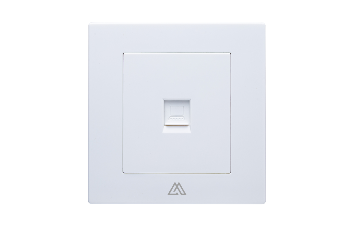 SAHN White Series Computer/LAN Socket CAT5 sahndesign