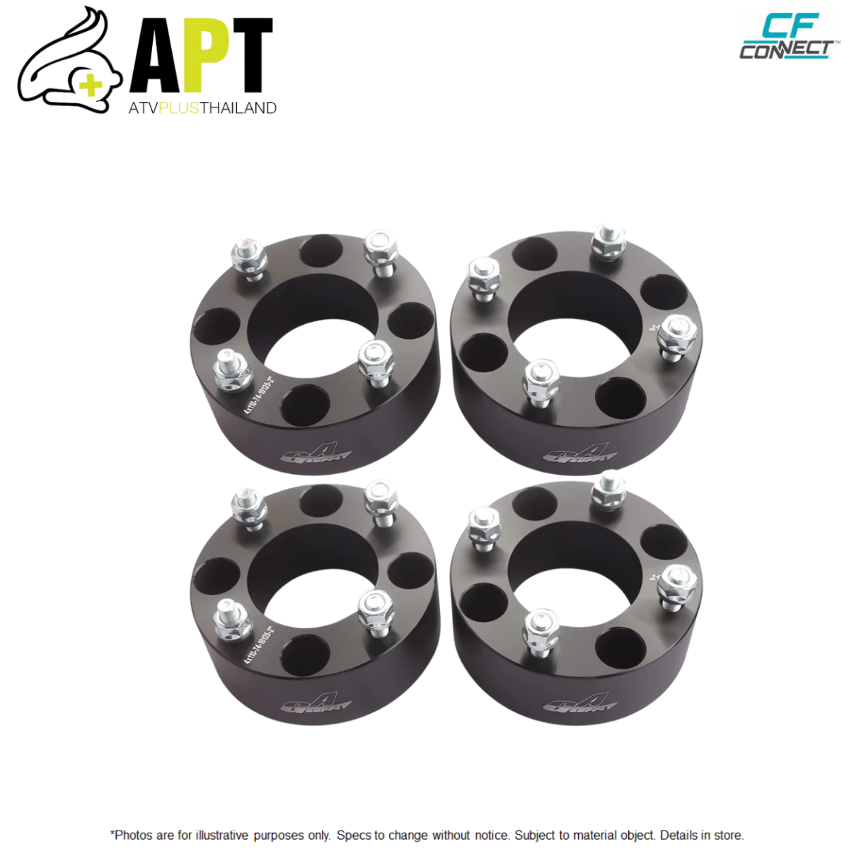 ATV 4x110 Wheel Spacers 2 inch atvcfmoto