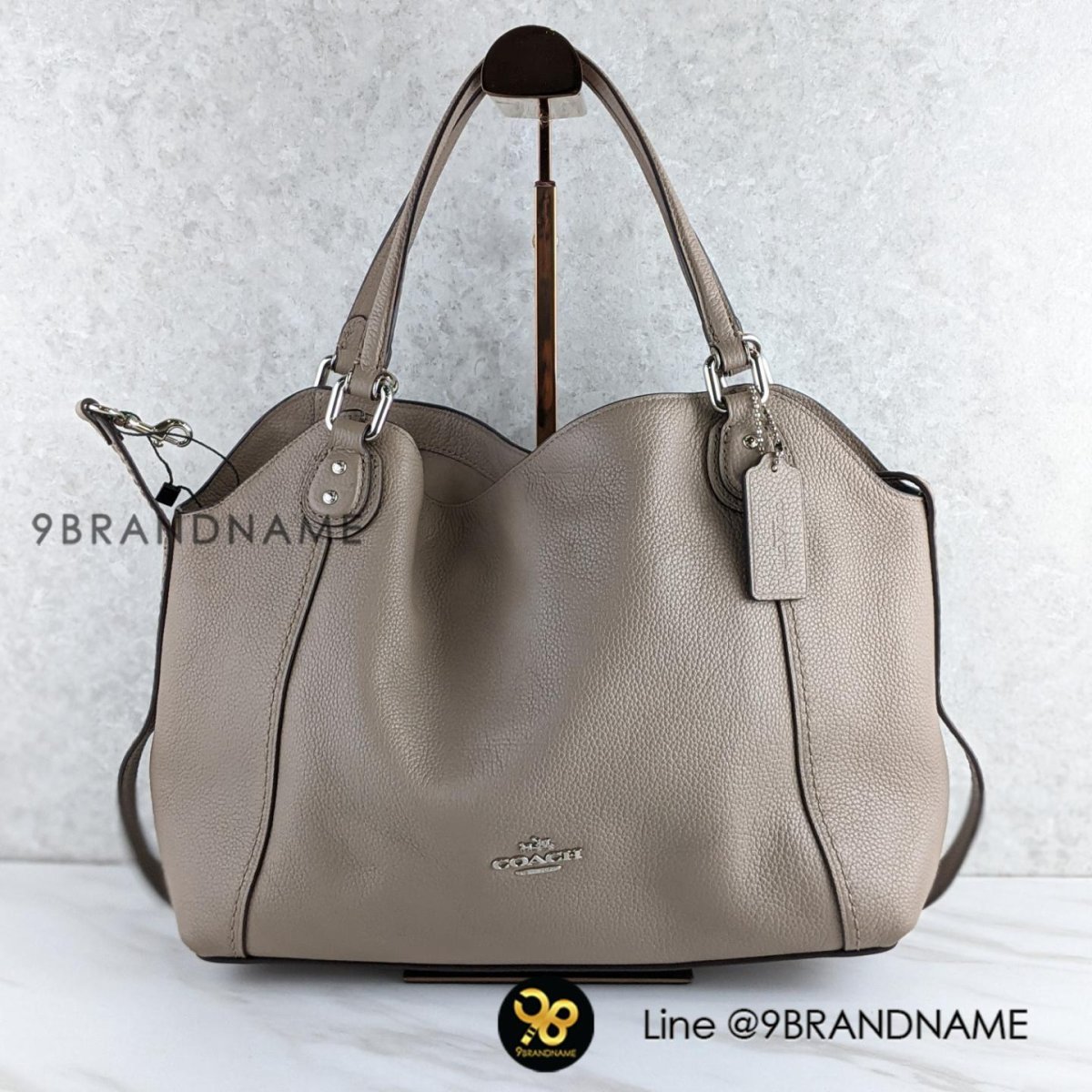 USED EDIE SHOULDER BAG 28 (COACH 57124) - 9brandname