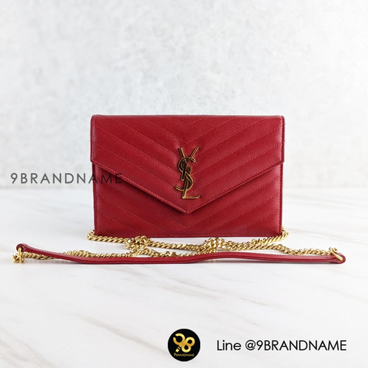 YSL WOC 7.5 Caviar GHW Red 9brandname