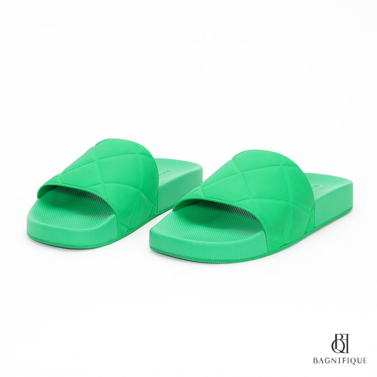 BOTTEGA FILP FLOPS 37 GREEN CALF - bagnifiquethailand