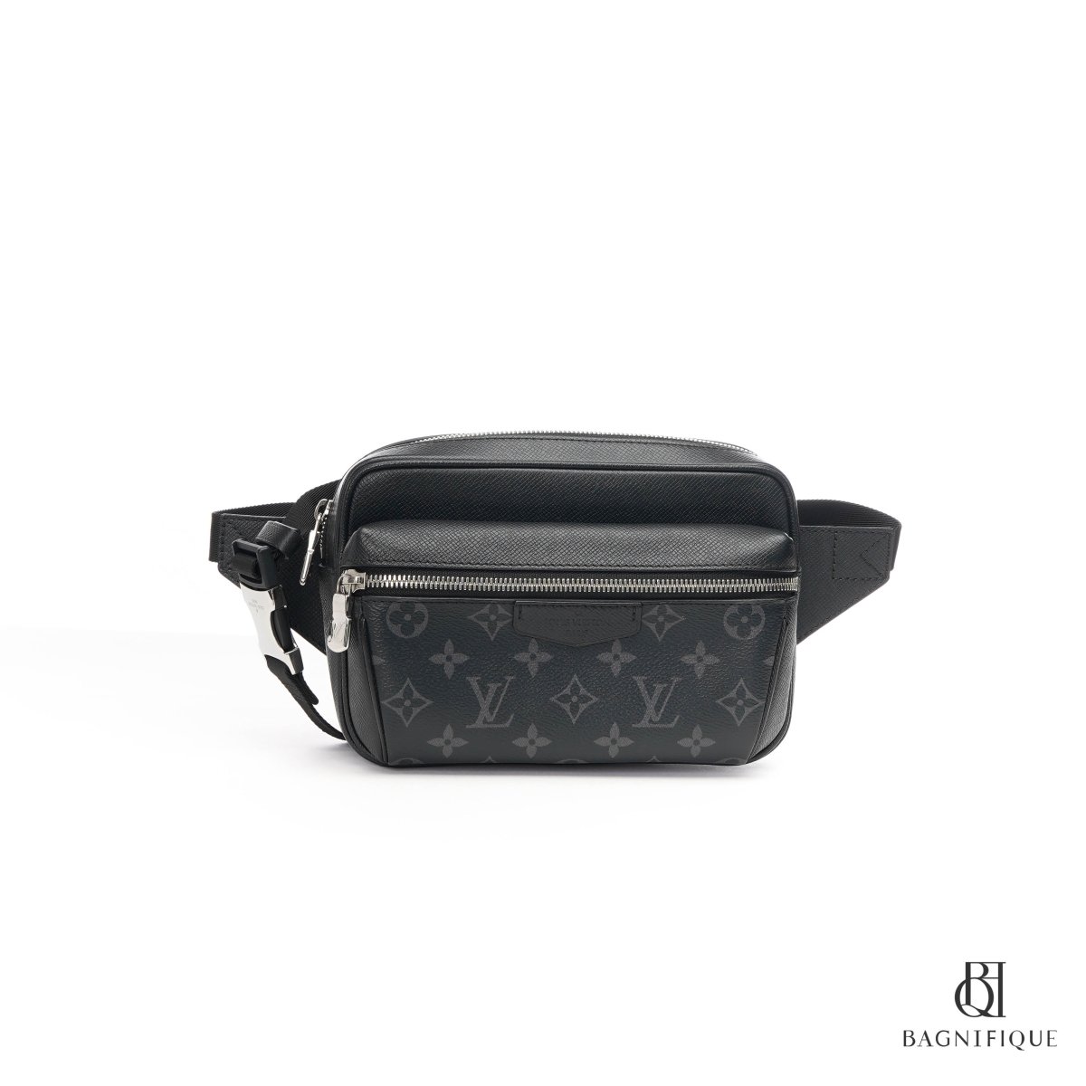 LOUIS VUITTON OUTDOOR BUMBAG 21 BLACK MONOGRAM CANVAS SHW