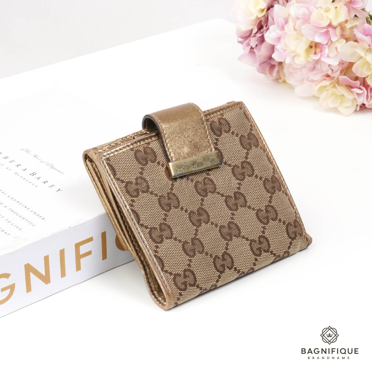 GUCCI SHORT WALLET GG MONOGRAM bagnifiquethailand
