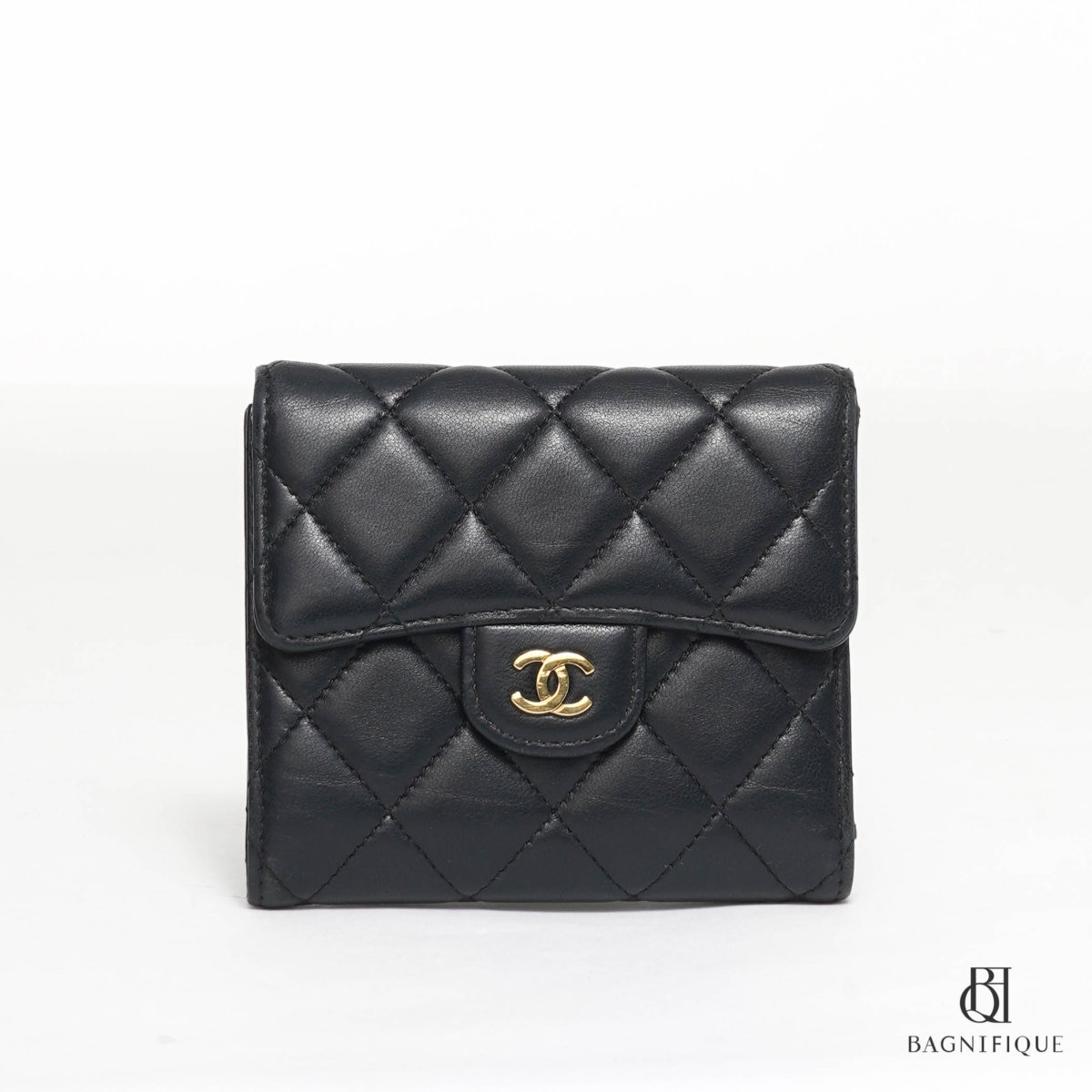 CHANEL Boy Chanel TriFold Wallet Black A84432 Caviar Leather GALLERY RARE  Global Online Store
