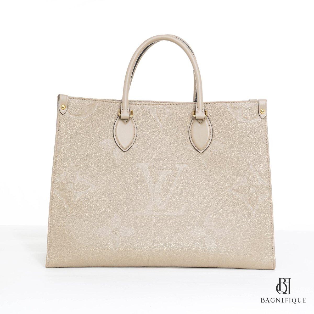 LV ON THE GO BLACK GIANT MONOGRAM CALF GHW - bagnifiquethailand