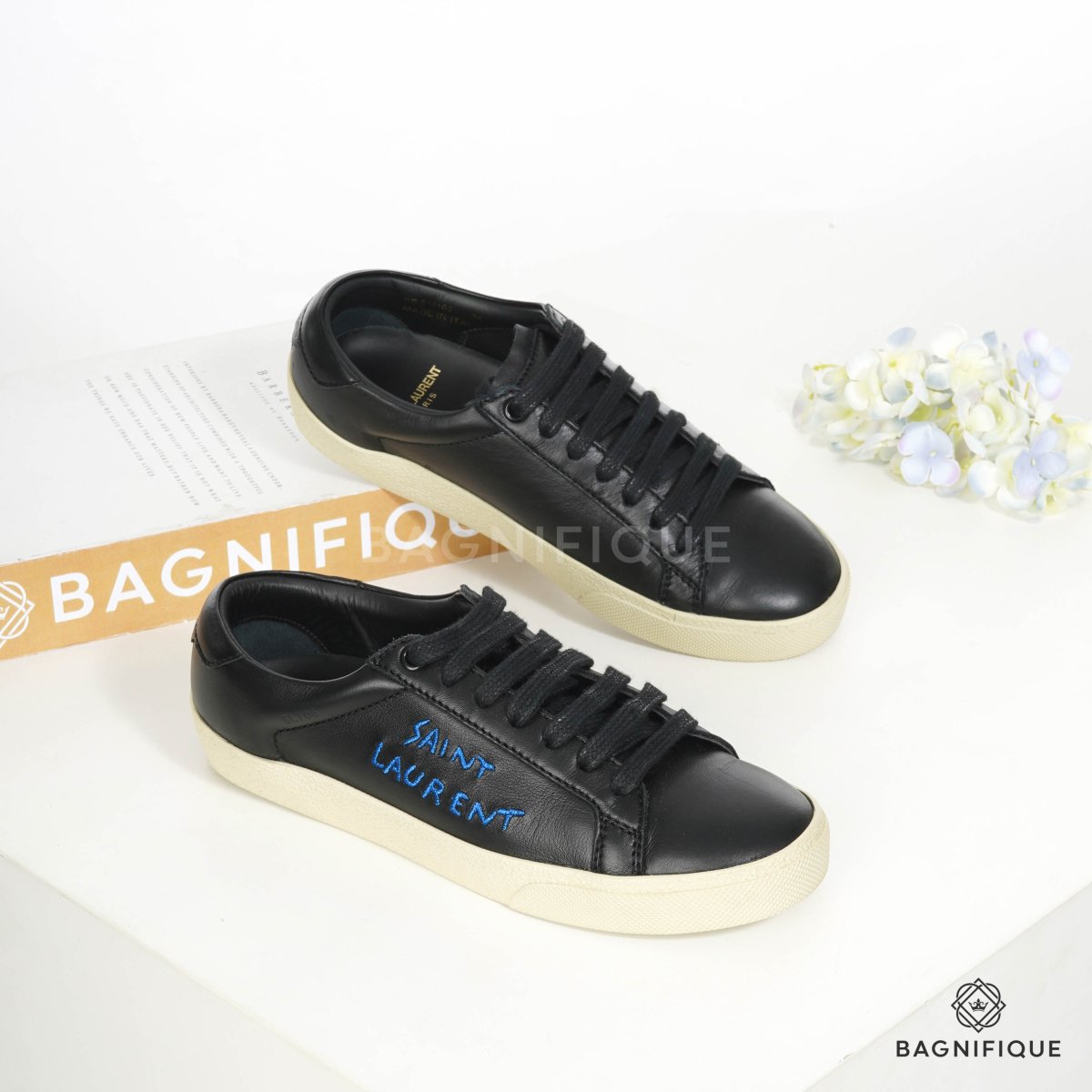 YSL SNEAKER 36 BLACK - bagnifiquethailand