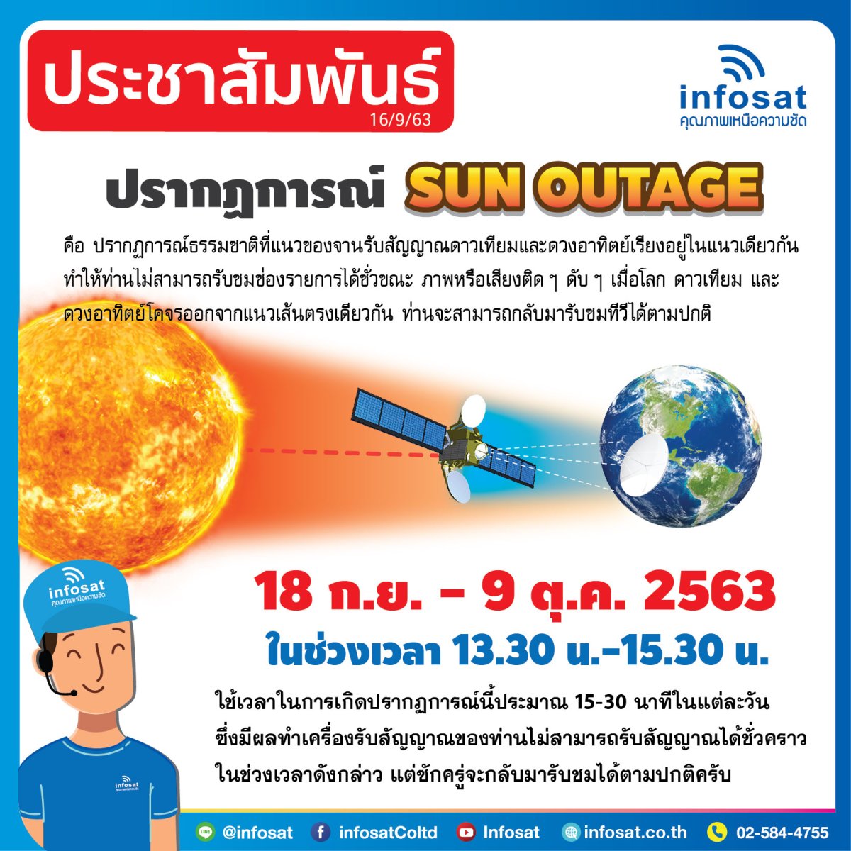 Sun Outage infosat