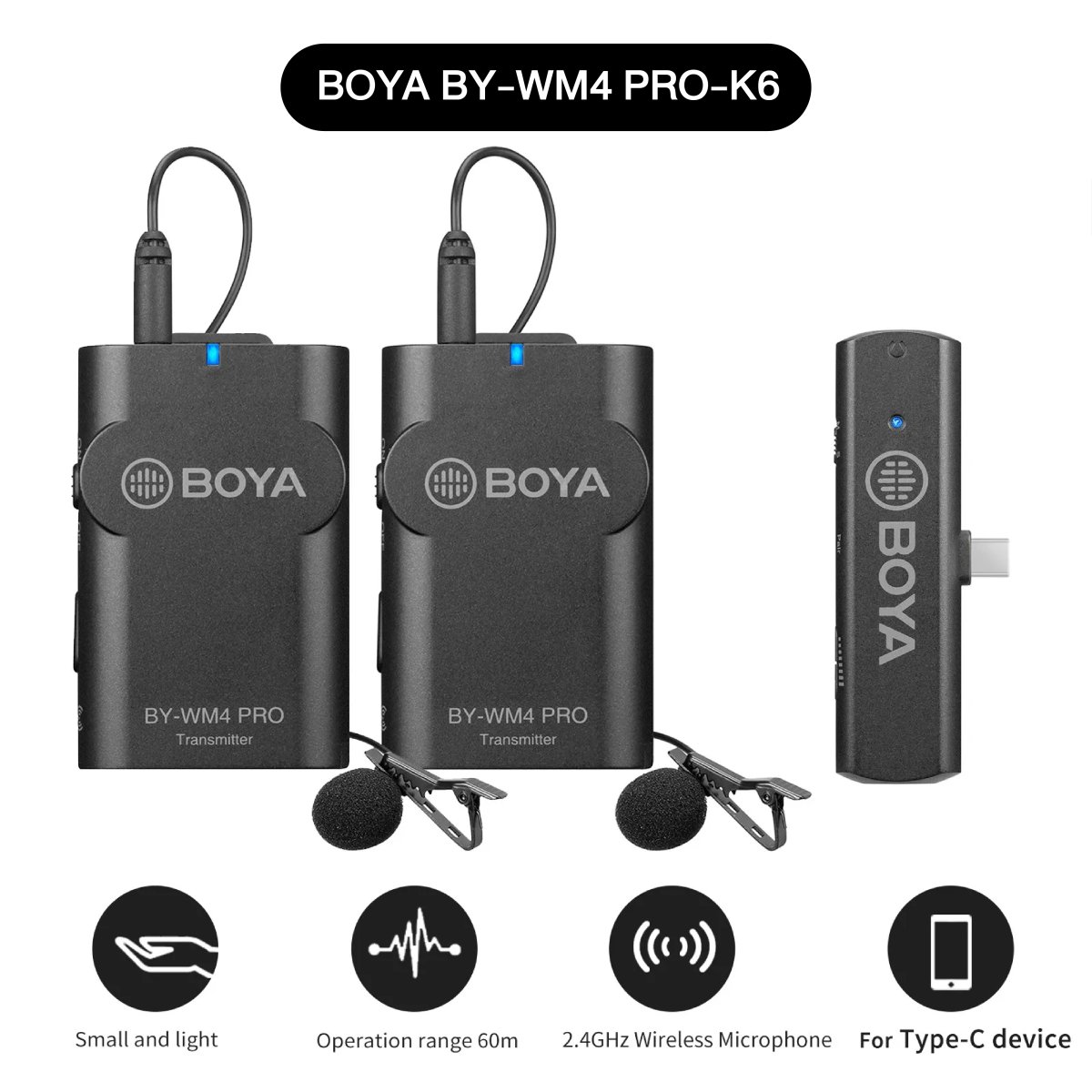 BOYA BYWM4 PRO Wireless Microphone boyathailand