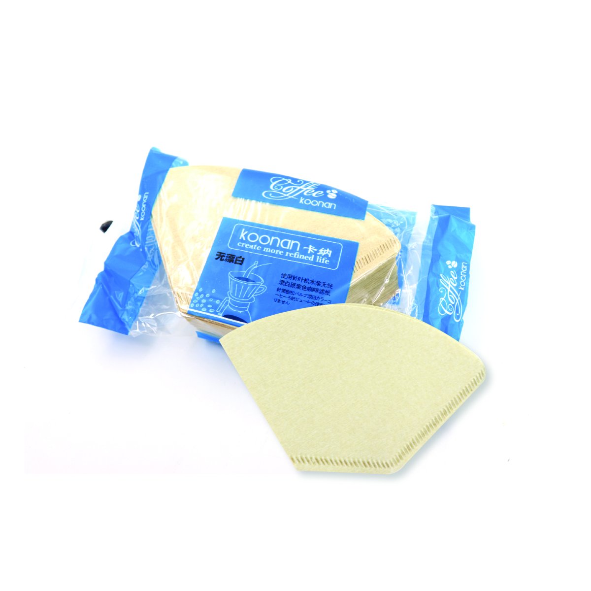 Koonan KN102M Filter Paper 102 กระดาษกรองกาแฟเบอร์ 02 hillkoff