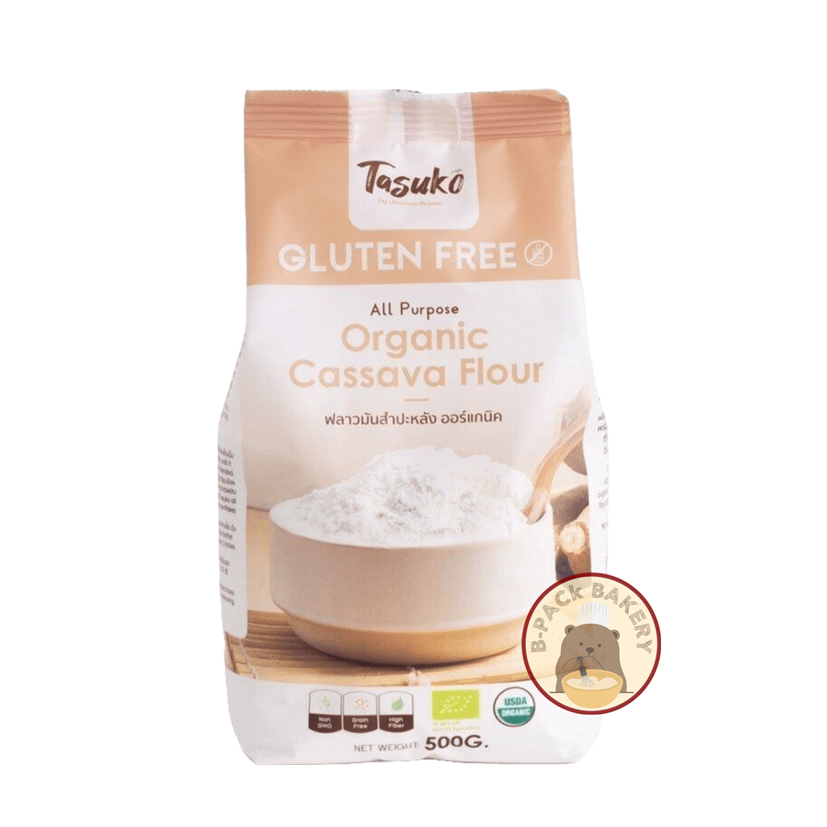 Tasuko All Purpose Organic Cassava Flour Organic And Free From Gluten Bpackbakery 1115