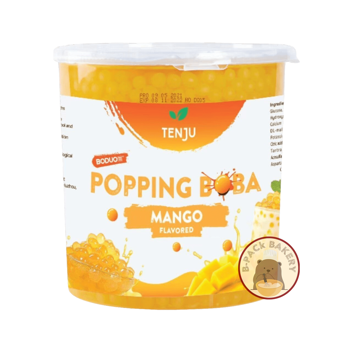 TENJU Popping Boba Mango bpackbakery