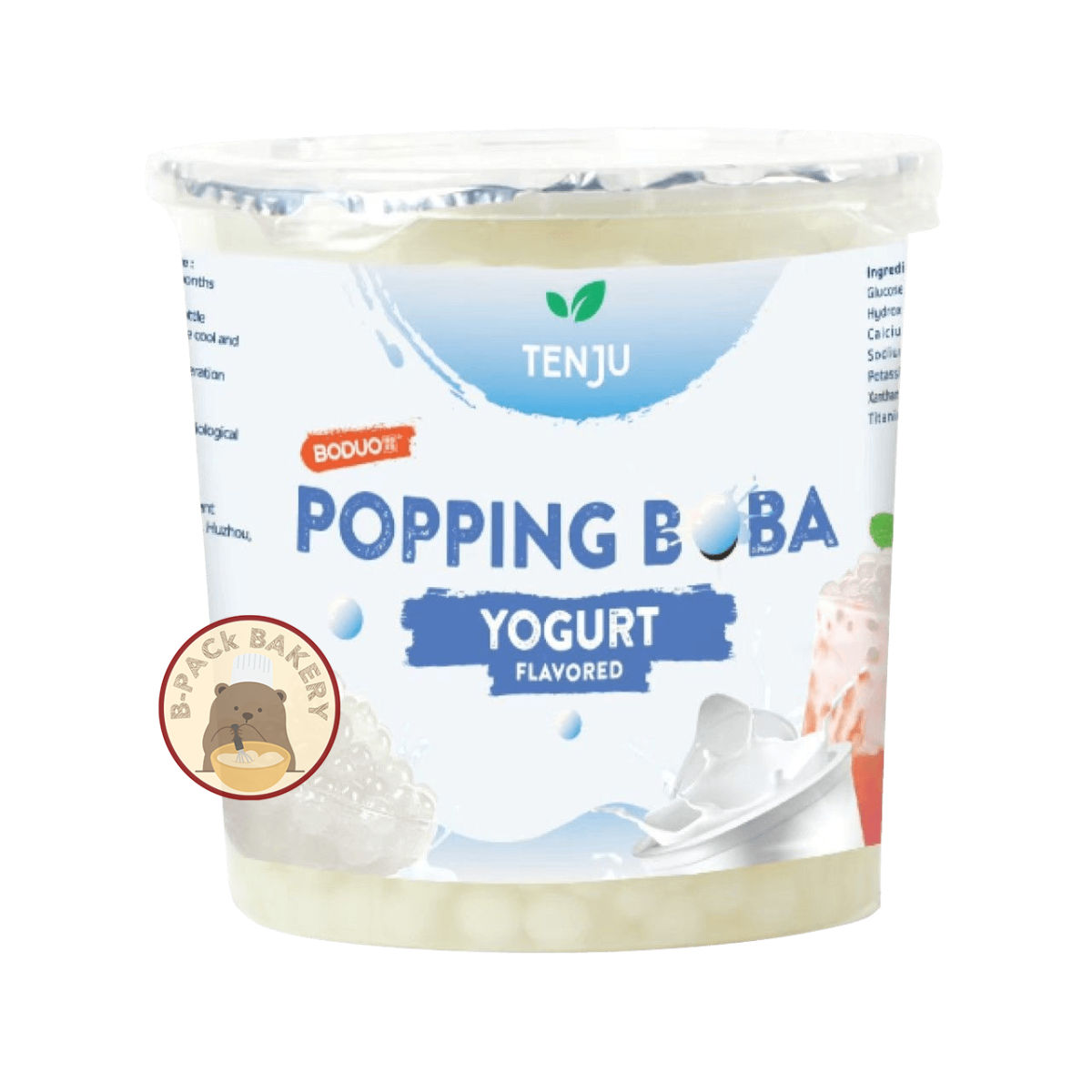 TENJU Popping Boba Yogurt bpackbakery