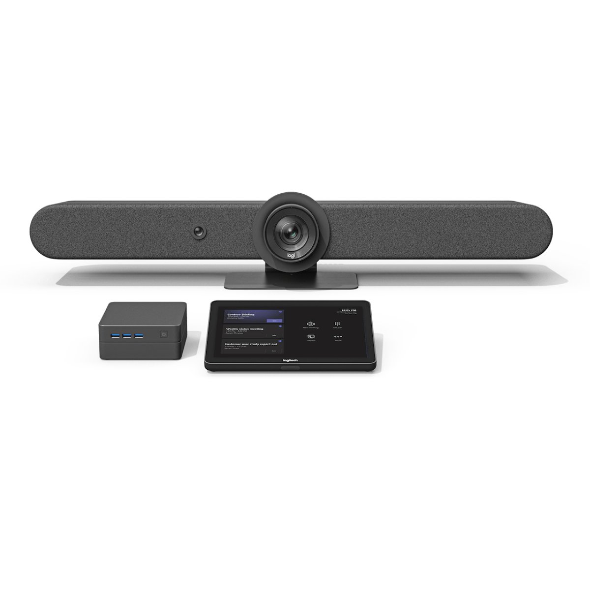 Logitech Rally Bar (Graphite) พร้อม Tap Solution Conference cps