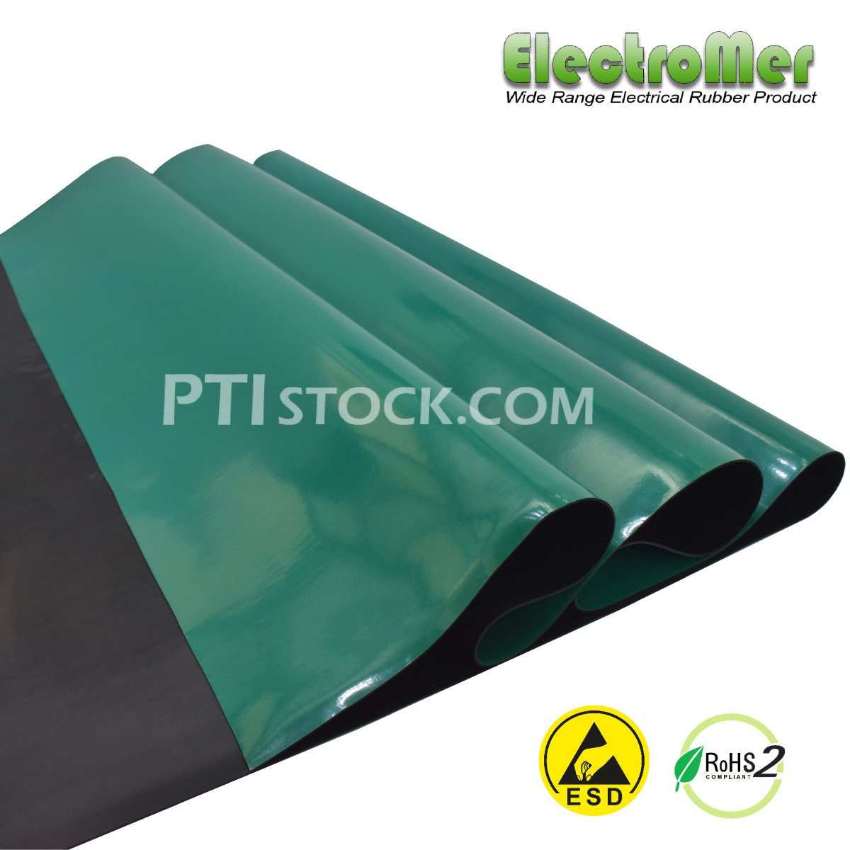 ESD blue rubber sheet 2mm Ptistock