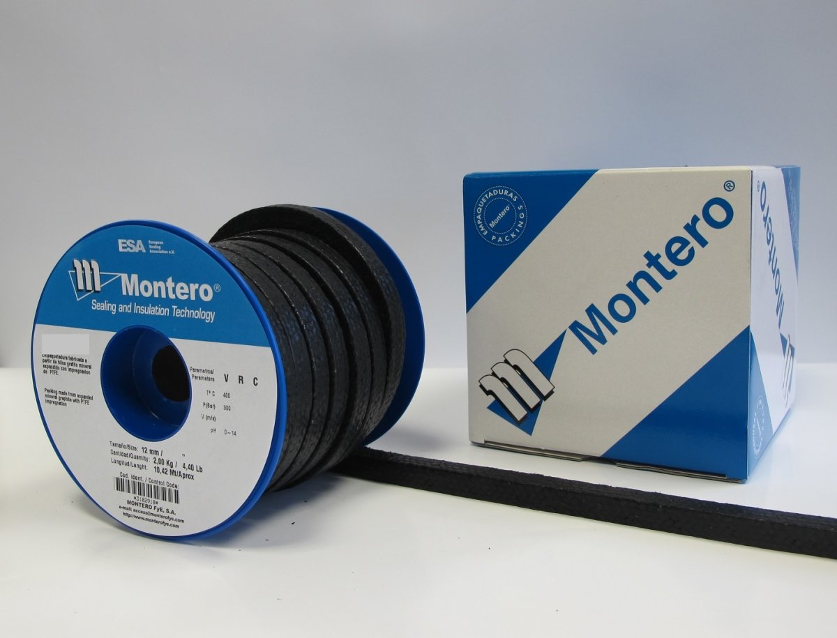 ECONOMICAL GRAPHITED PACKING FOR PUMPS AND VALVES bannainnotec