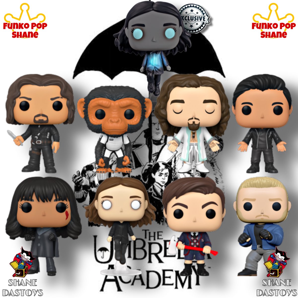 Funko Pop Television Umbrella Academy Shanedastoys 