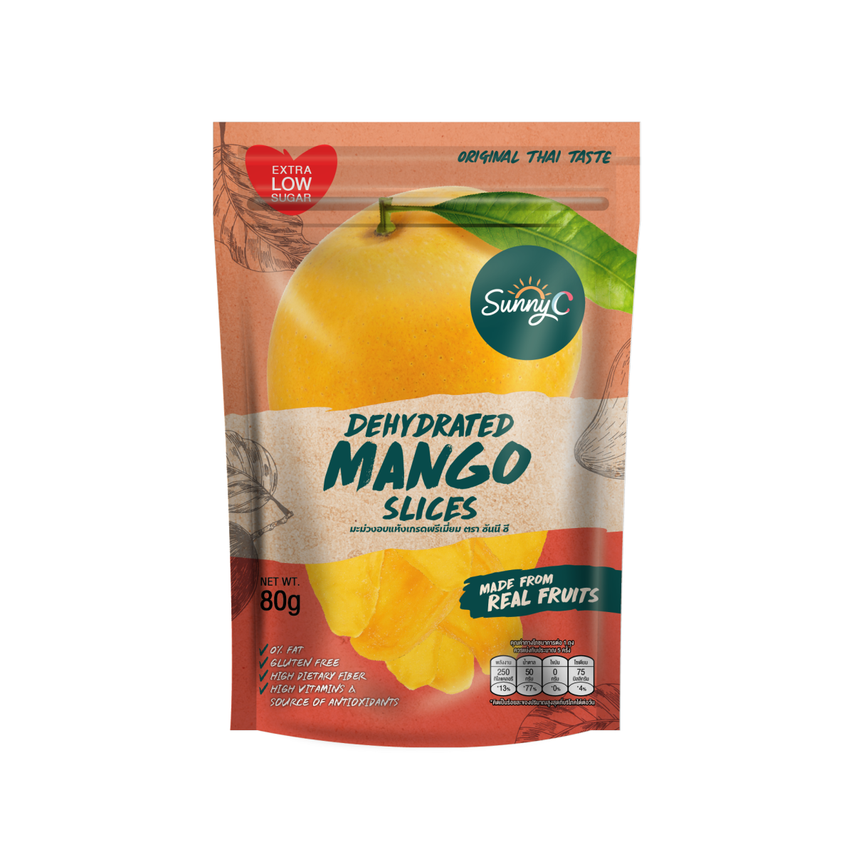 Sunny C Dehydrated Mango slices - nanathaisouq