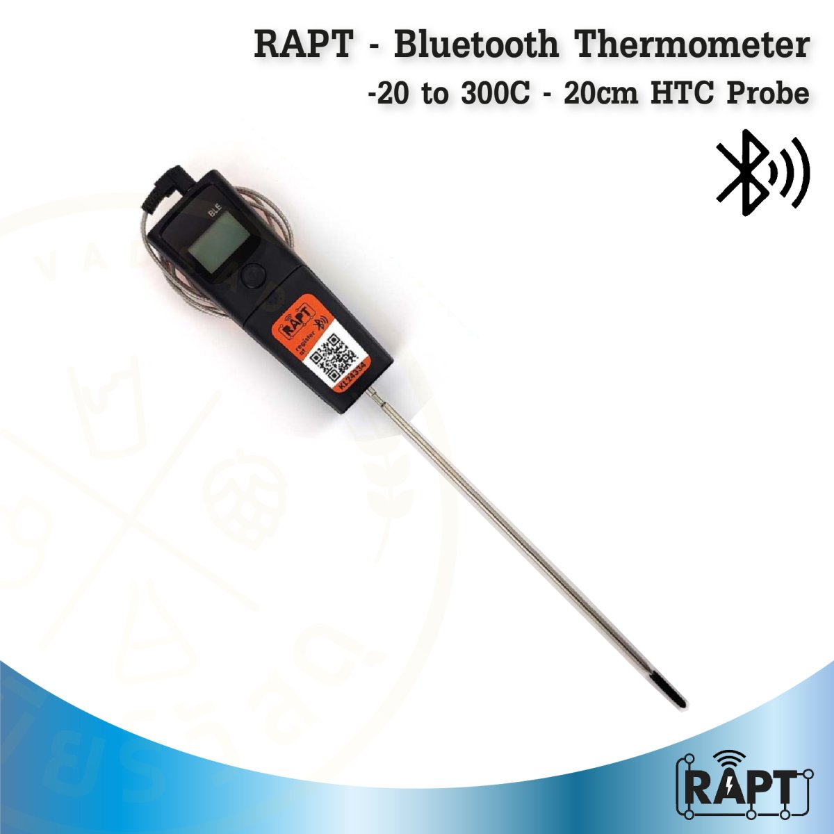 RAPT Bluetooth Thermometer 20 to 300C 20cm HTC Probe beervadsadu