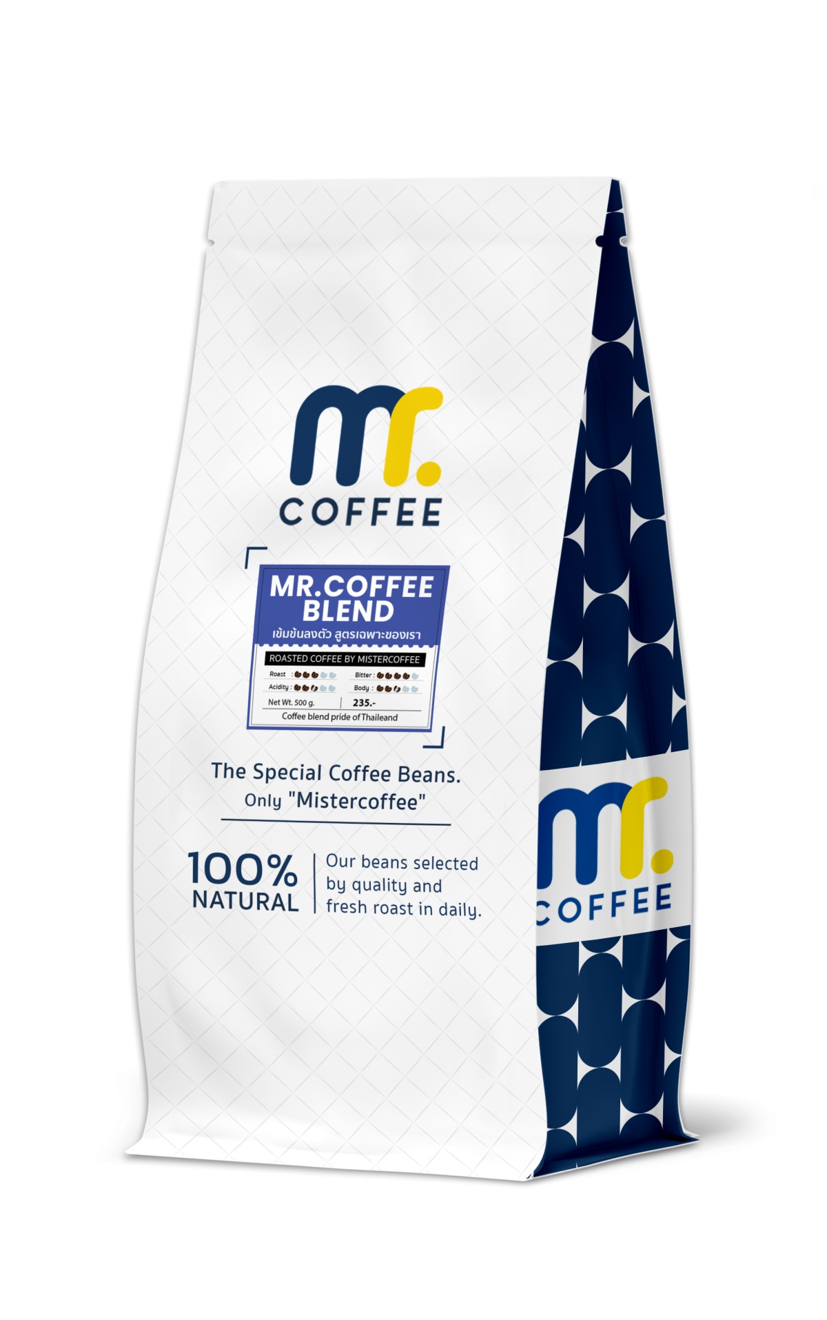 เมล็ดกาแฟคั่ว Mr.coffee Blend