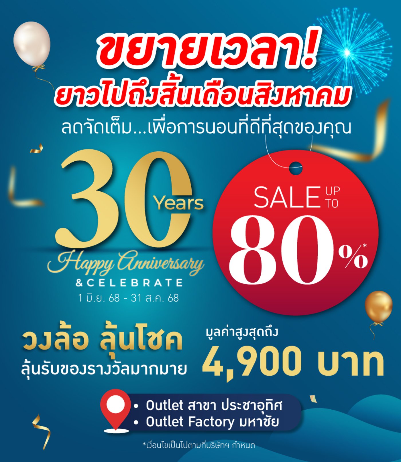 Synda 30th Anniversary Extended Promotion!