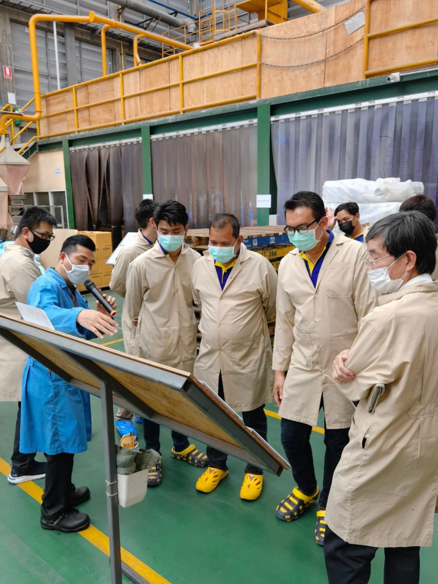 Sk Plus SK Plus Company Limited visited the factory.