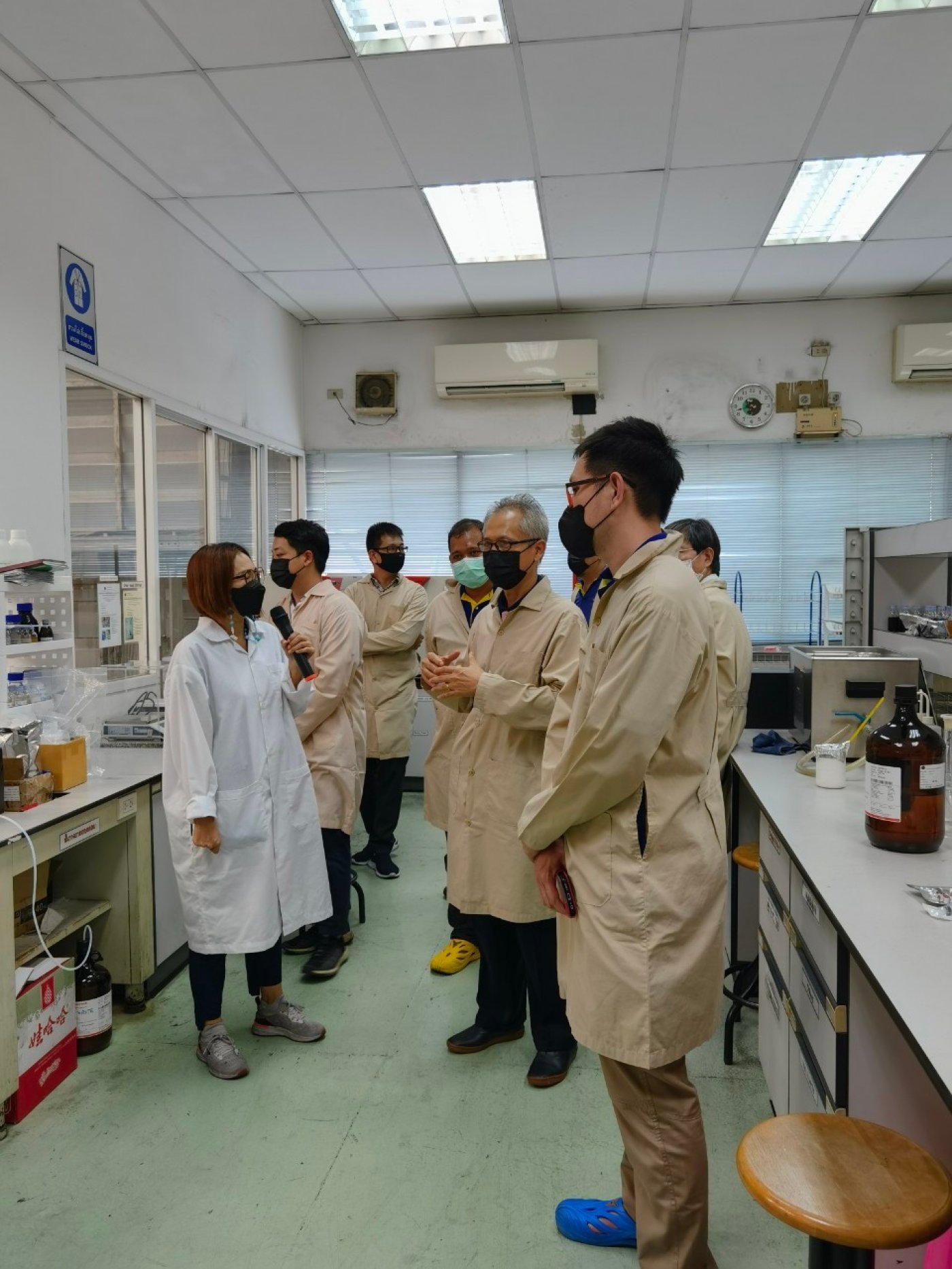 SK Plus Company Limited visited the factory.