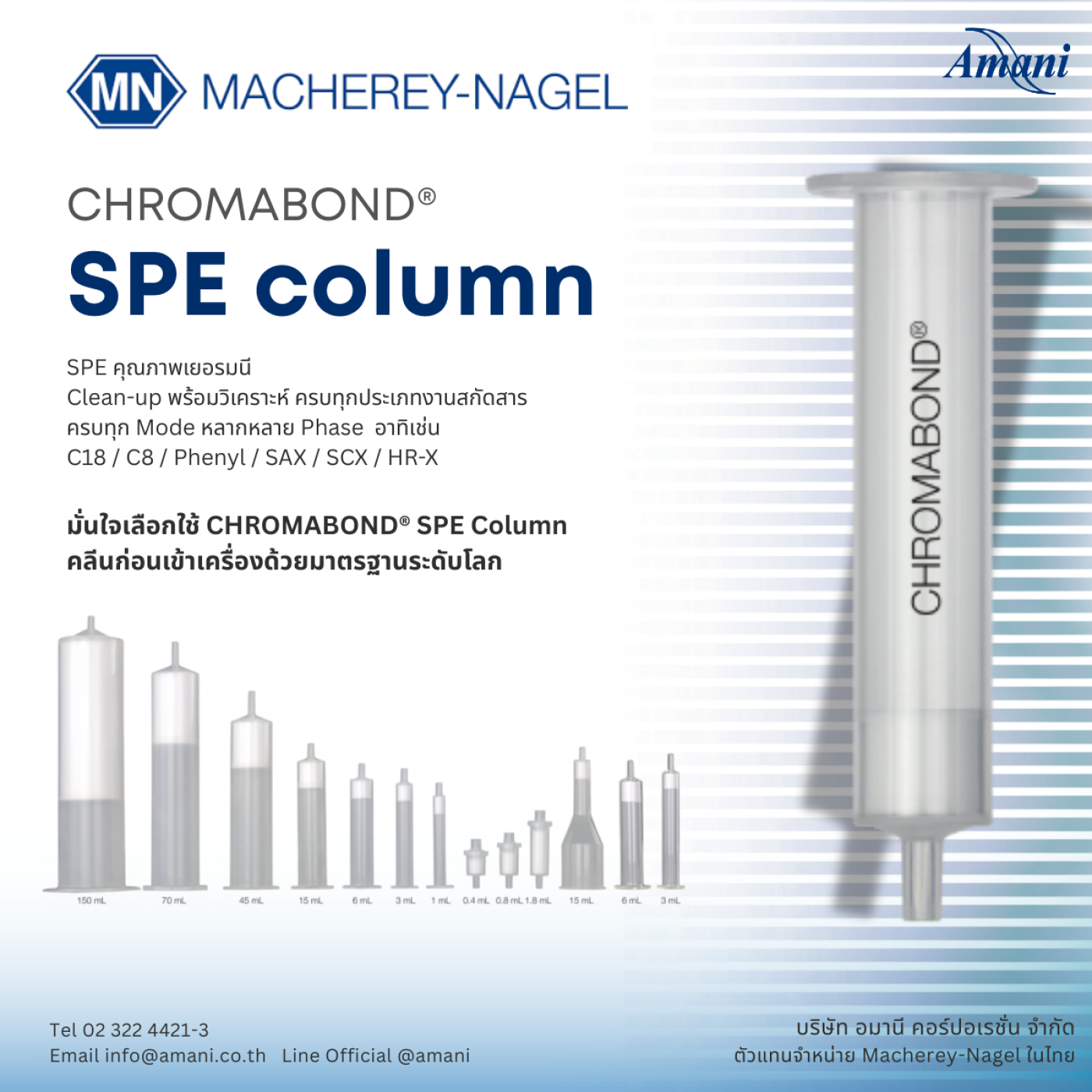 SPE Column: CHROMABOND® by MACHEREY-NAGEL