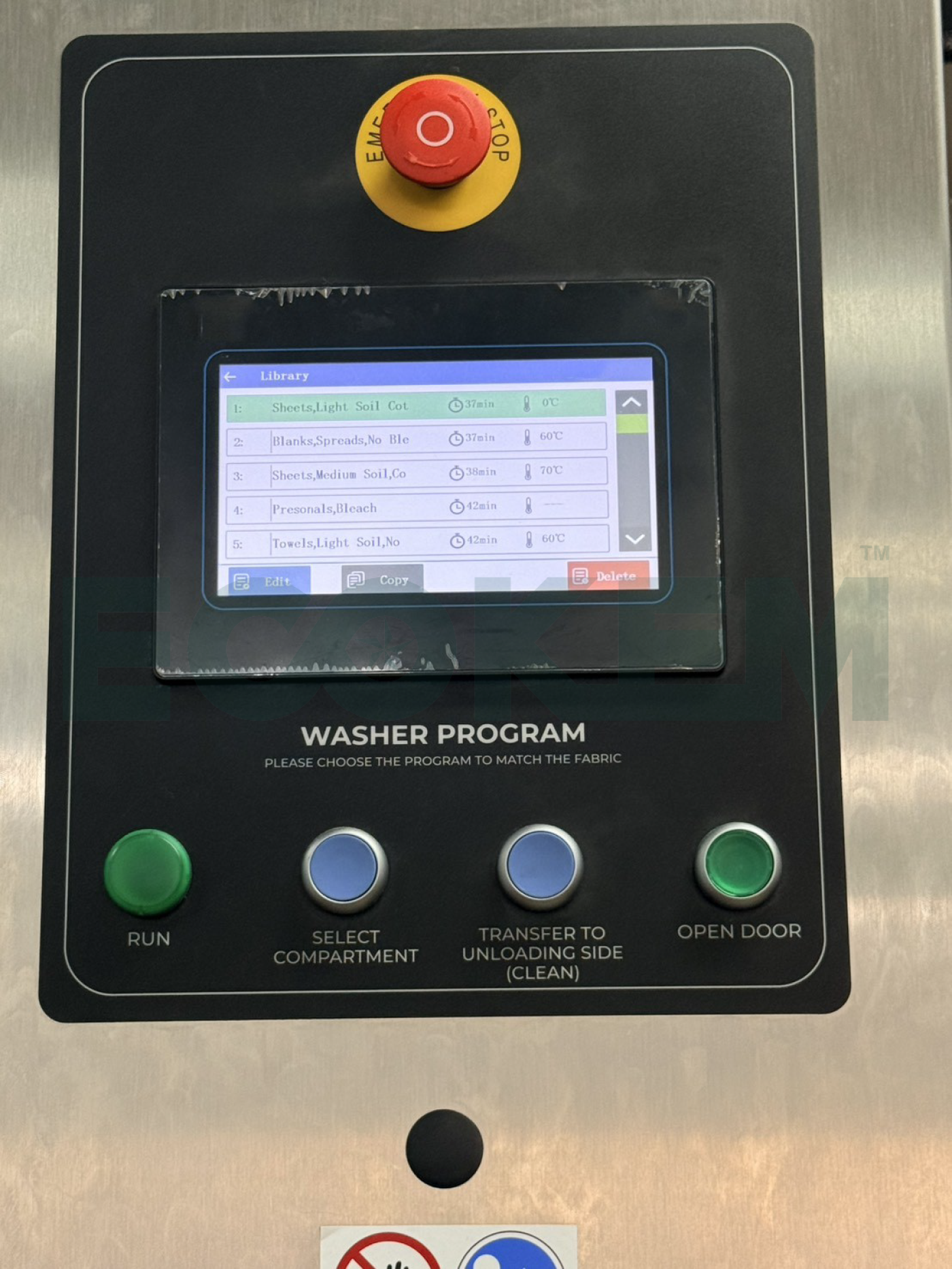 Installation and Program Design for a New Barrier Washer Extractor