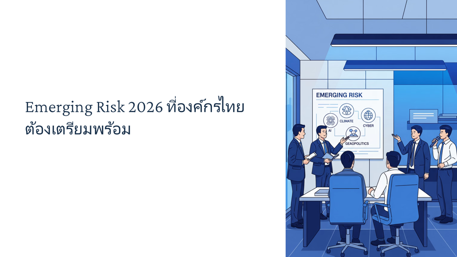Emerging Risk 2026 ที่องค์กรไทยต้องเตรียมพร้อม