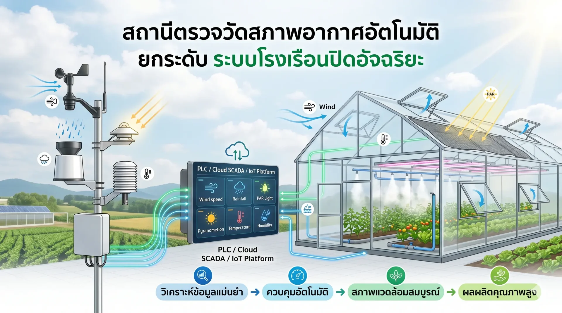 สถานีตรวจวัดสภาพอากาศอัตโนมัติ (AWS) สถานีตรวจวัดสภาพอากาศอัตโนมัติ (AWS)