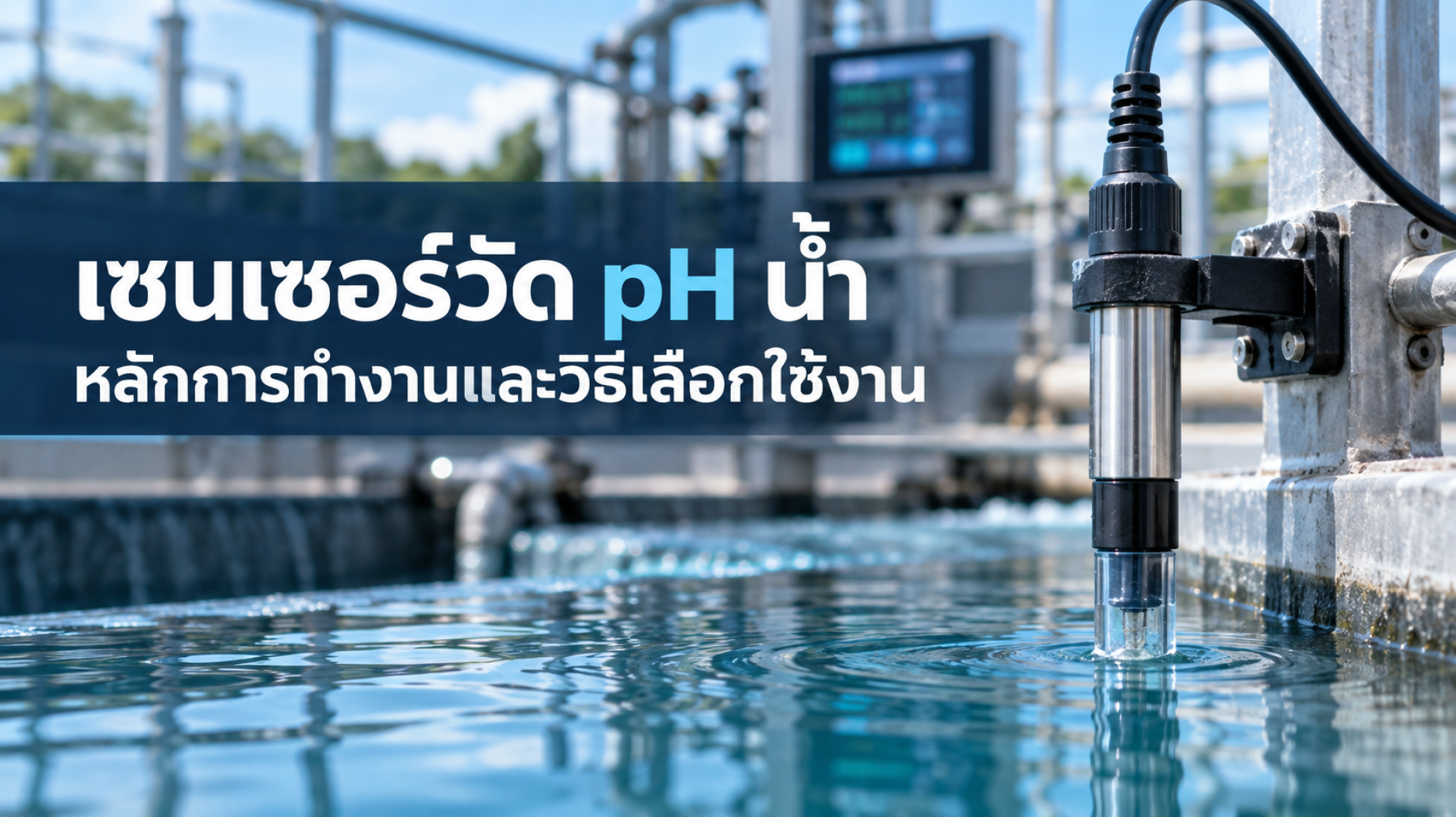 เซนเซอร์วัด pH น้ำ เซนเซอร์วัด pH น้ำ