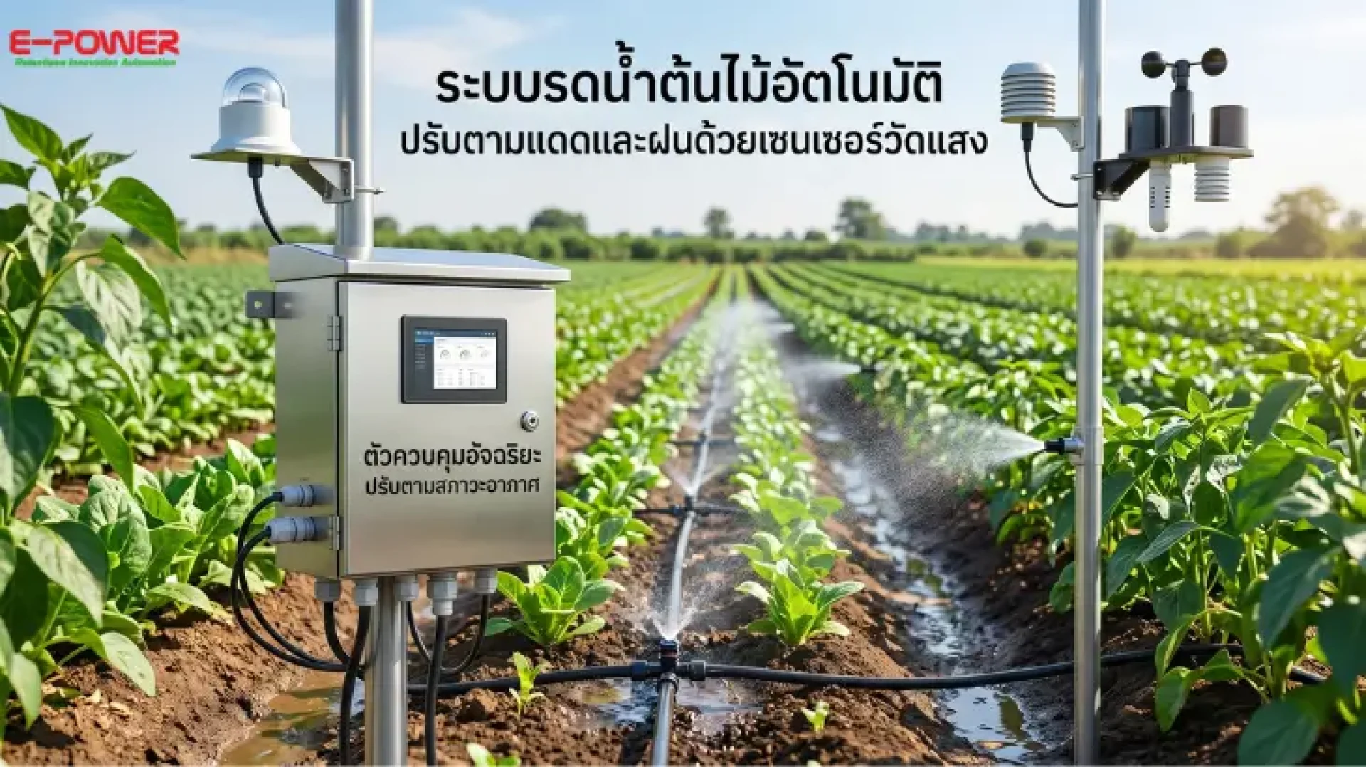 ระบบรดน้ำต้นไม้อัตโนมัติ ระบบรดน้ำต้นไม้อัตโนมัติ