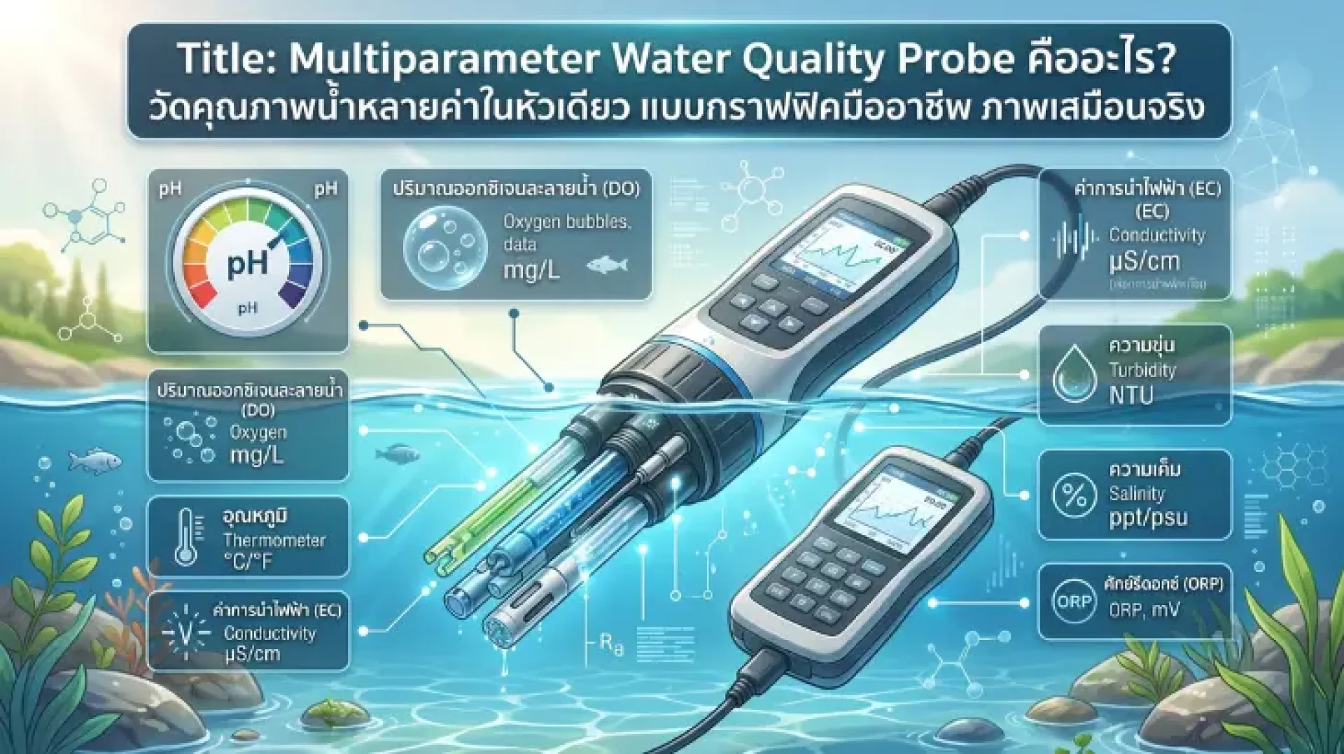 Multiparameter Water Quality Probe Multiparameter Water Quality Probe