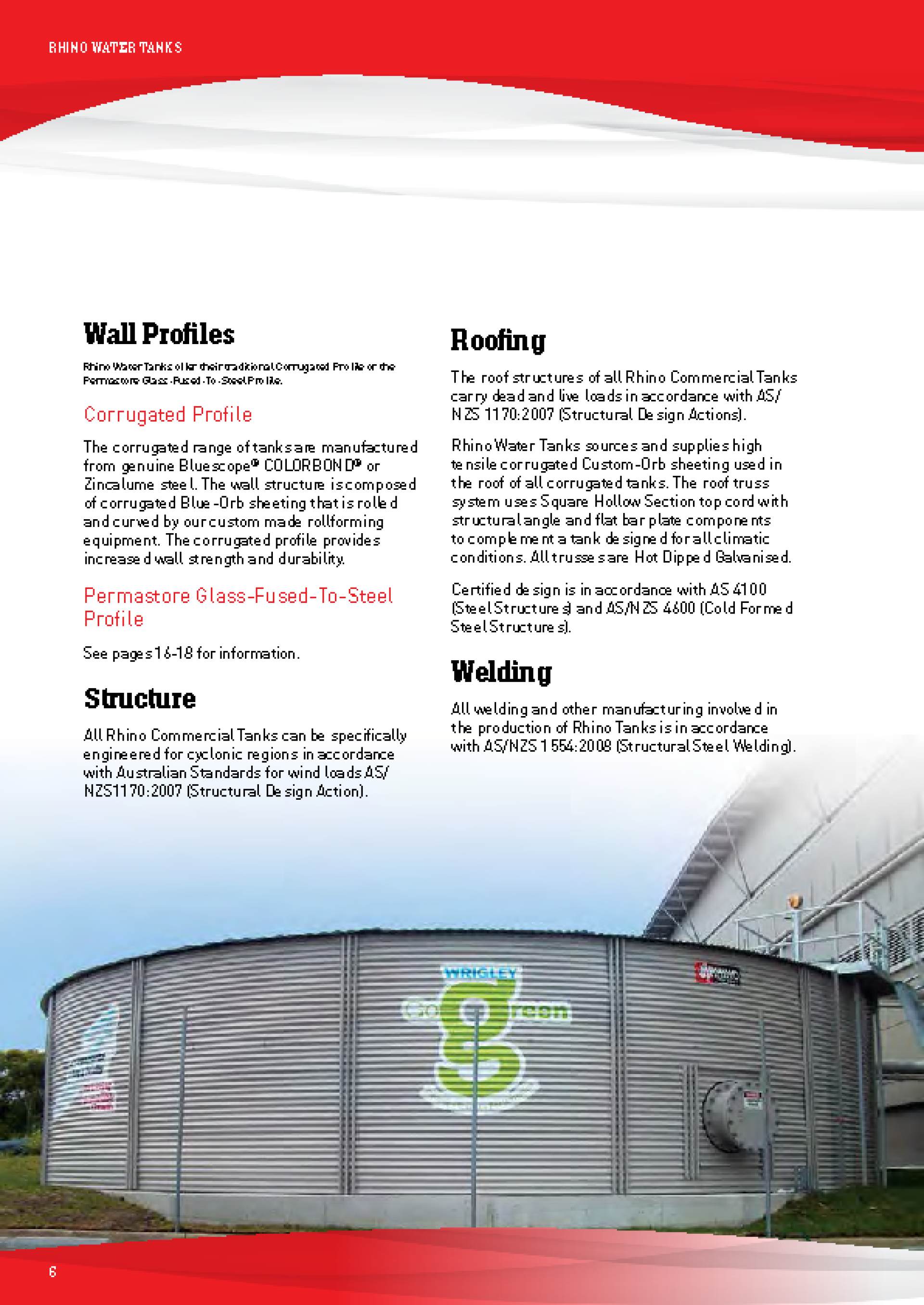 Kingspan Rhino Commercial Tank Catalog by colorroof