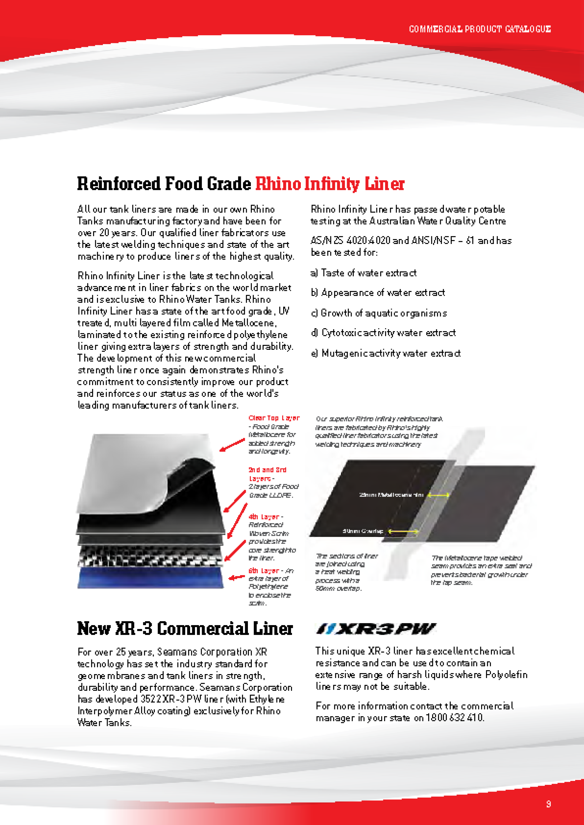 Kingspan Rhino Commercial Tank Catalog by colorroof