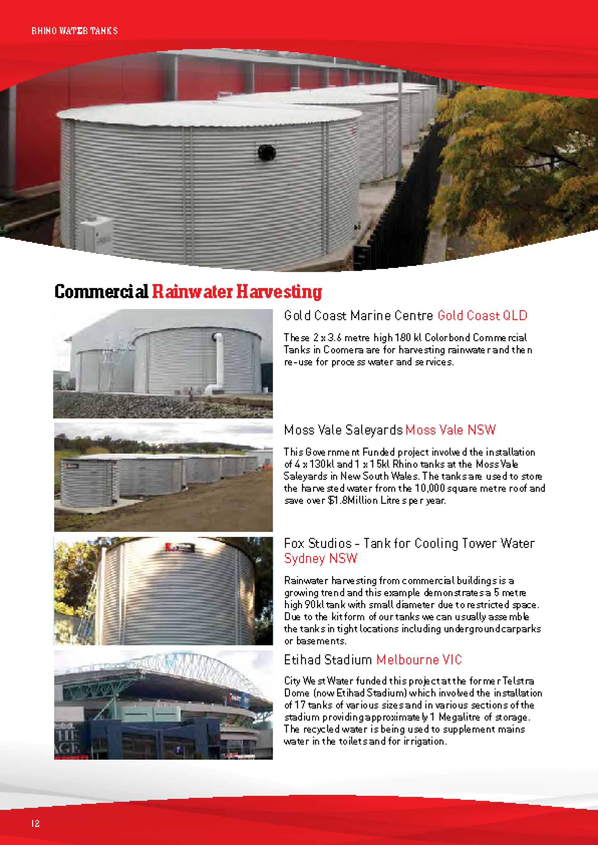 Kingspan Rhino Commercial Tank Catalog by colorroof