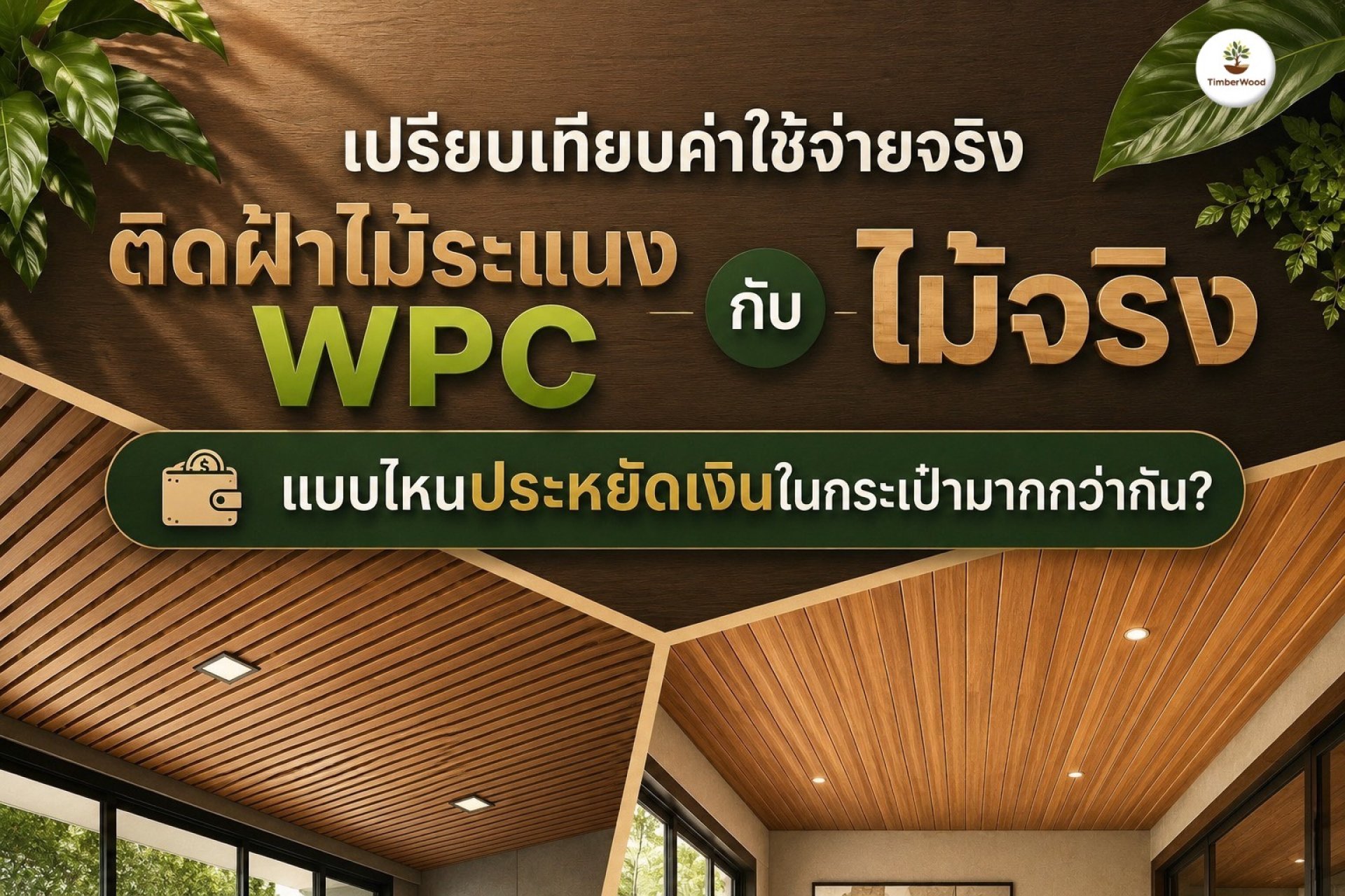 เปรียบเทียบค่าใช้จ่ายจริง ระหว่างไม้จริงกับไม้เทียมWPC อะไรประหยัดค่าติดตั้งมากกว่ากัน เปรียบเทียบค่าใช้จ่ายจริง ระหว่างไม้จริงกับไม้เทียมWPC อะไรประหยัดค่าติดตั้งมากกว่ากัน