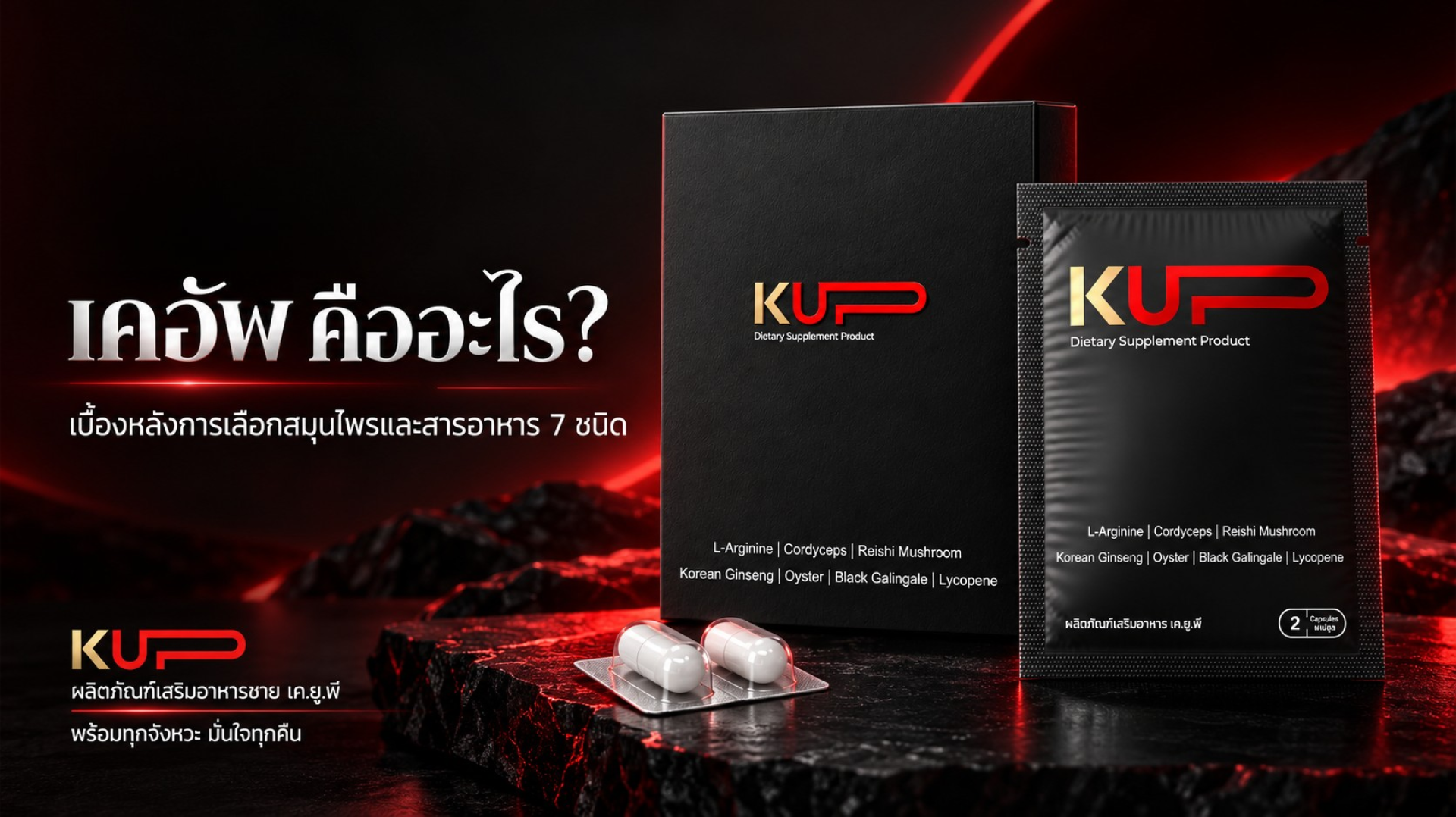 KUP เคอัพ คือ อะไร เบื้องหลังการเลือกสมุนไพร 7 ชนิด เรื่องเล่าจากทีมพัฒนาสูตร KUP เคอัพ คือ อะไร เบื้องหลังการเลือกสมุนไพร 7 ชนิด เรื่องเล่าจากทีมพัฒนาสูตร