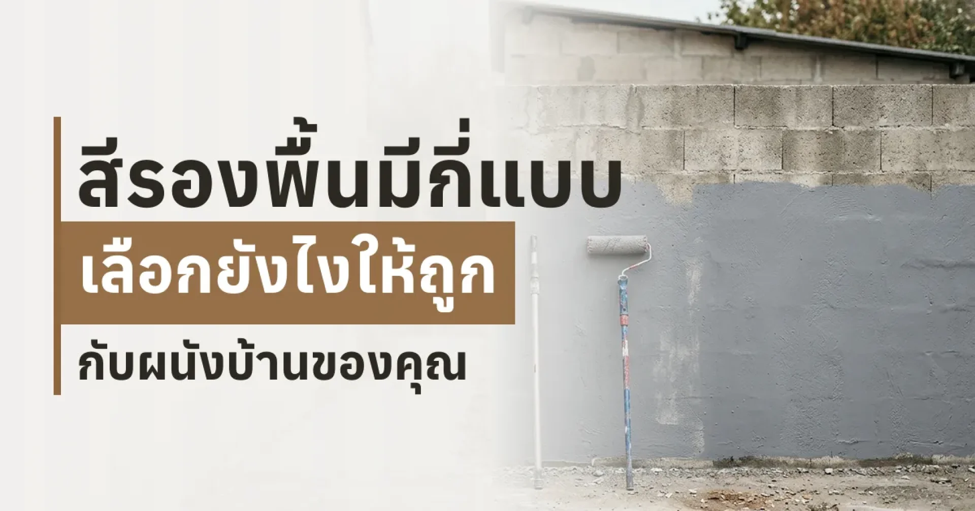 สีรองพื้นมีกี่แบบ เลือกยังไงให้ถูกกับผนัง – Paint Primer Guide – TNS.HOME สีรองพื้นมีกี่แบบ เลือกยังไงให้ถูกกับผนัง – Paint Primer Guide – TNS.HOME