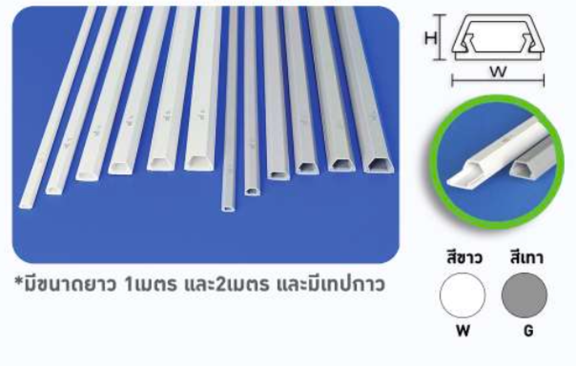Wd Wire รางเก็บสายไฟ แบบโปร่ง (Type WD) Wire Duct แบรนด์ PRI