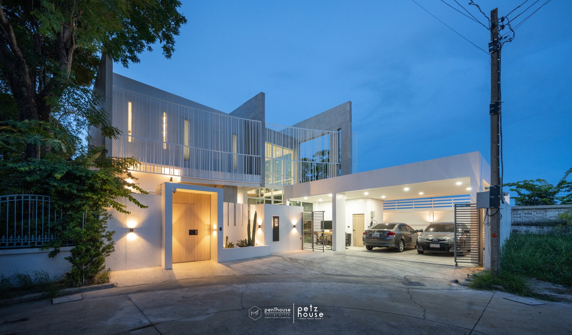 ภายนอก Petz House ผลงานจริงของ Penthouse Design Group ภายนอก Petz House ผลงานจริงของ Penthouse Design Group