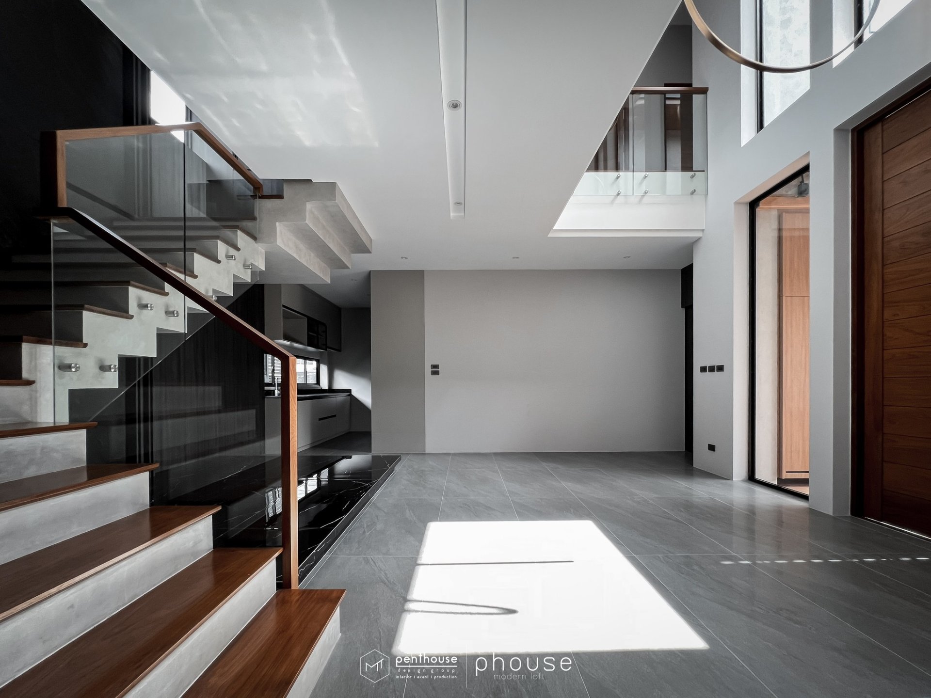 View of p house (BIG CLEANING) | Penthouse Design Group บริการออกแบบภายในครบวงจร